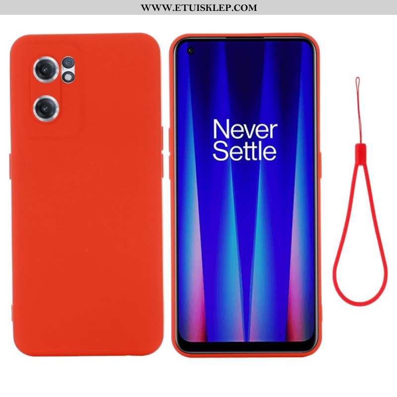 Etui do OnePlus Nord CE 2 5G Tekstura Z Mikrofibry